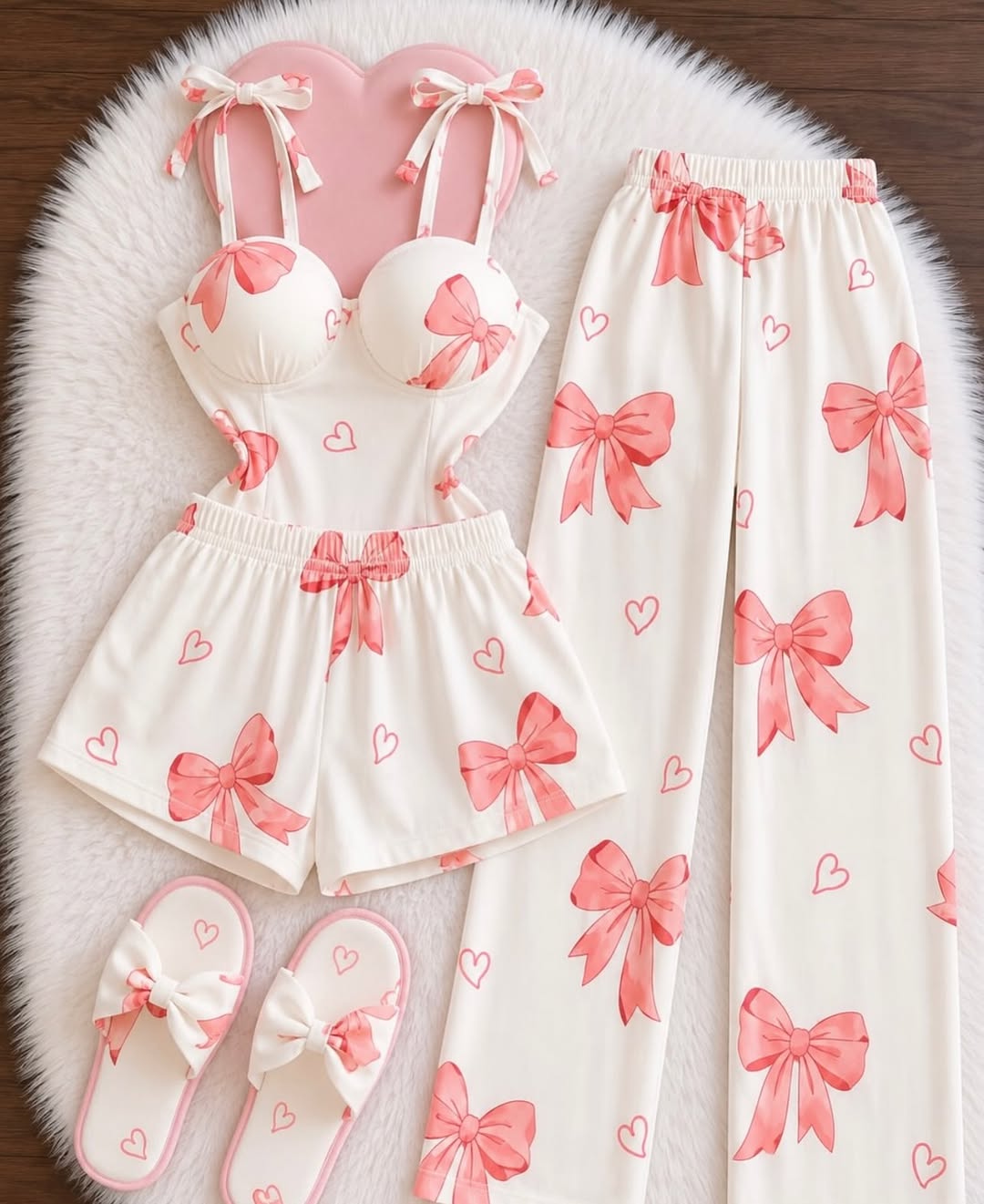 Zanivah 6-Piece Premium Satin Sleepwear & Loungewear Set (Zn-10)