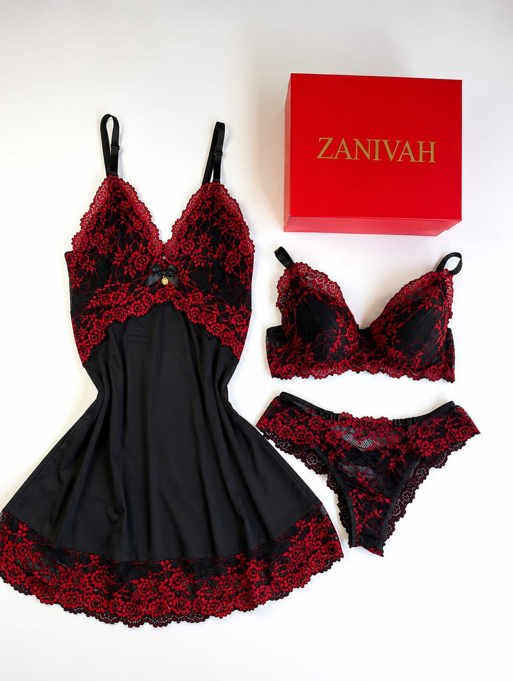 ❤️ Zanivah Luxury Lace Lingerie Set