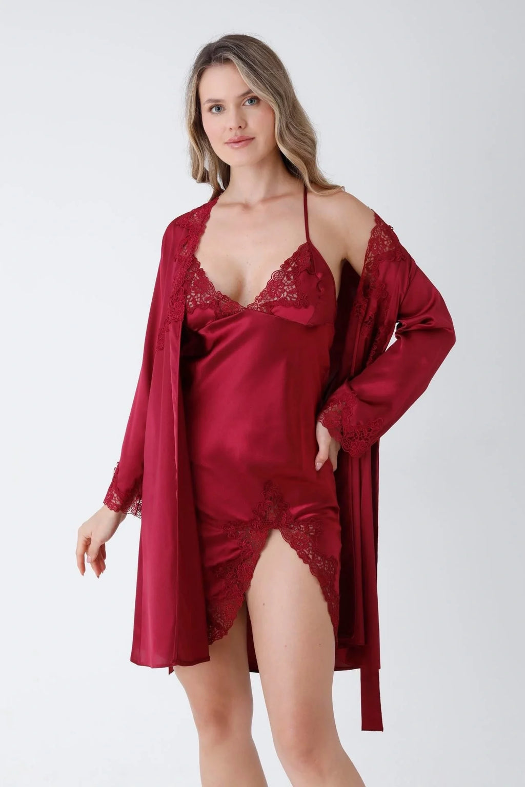 ✨ Zanivah 6-Piece Luxe Satin Silk Loungewear Set