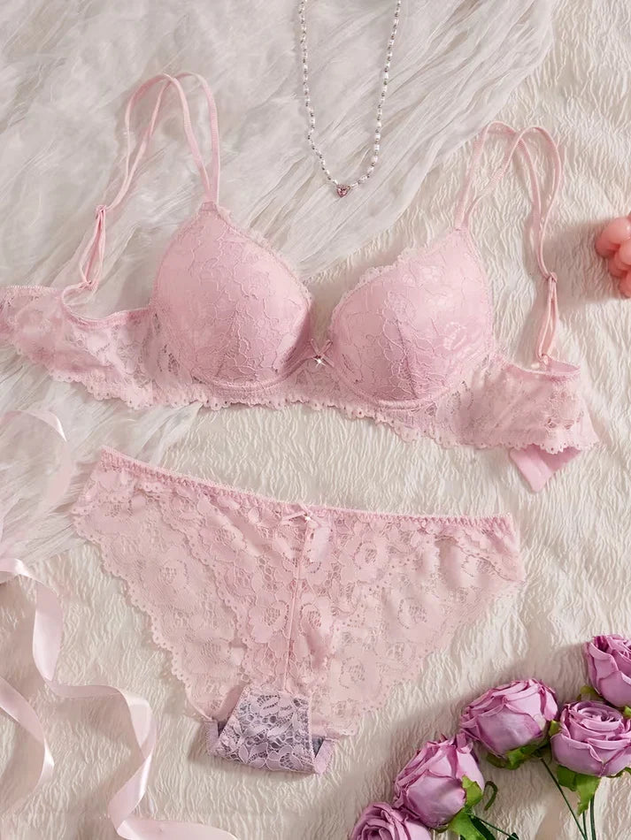 Pack of 6 Women's Bra & Panty Set – Soft Comfortable Everyday Lingerie Combo