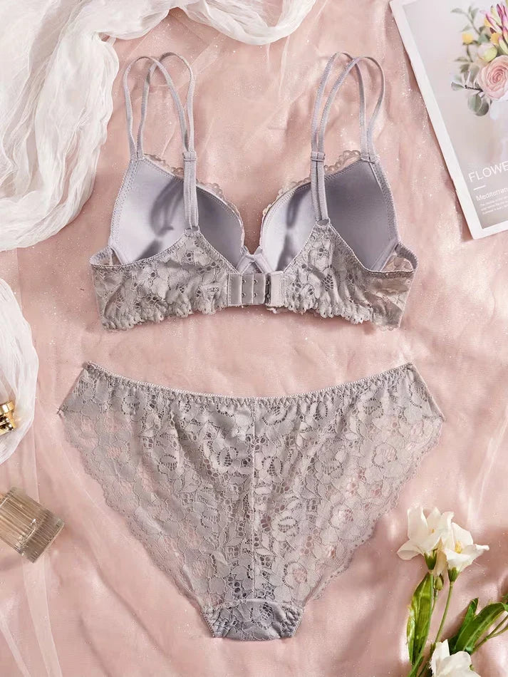 Pack of 6 Women's Bra & Panty Set – Soft Comfortable Everyday Lingerie Combo