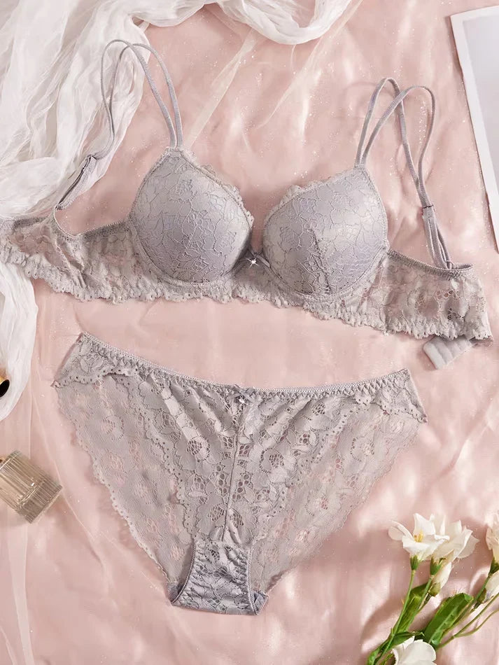 Pack of 6 Women's Bra & Panty Set – Soft Comfortable Everyday Lingerie Combo