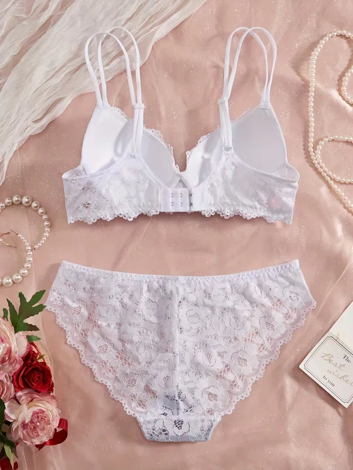 Pack of 6 Women's Bra & Panty Set – Soft Comfortable Everyday Lingerie Combo
