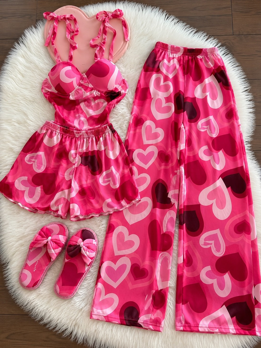Zanivah 6-Piece Premium Satin Sleepwear & Loungewear Set (Zn-5)